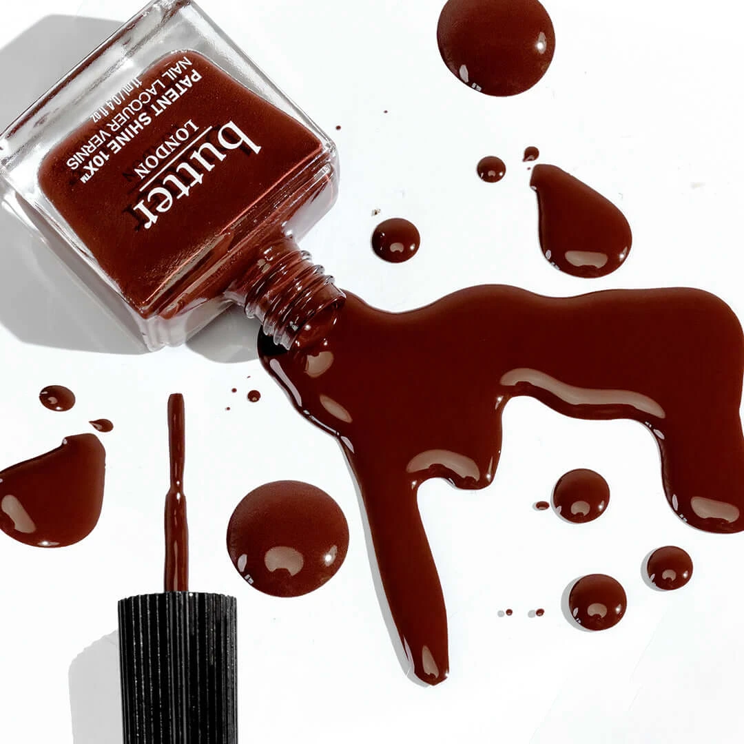 Fashion Size Boozy Chocolate Patent Shine 10X Nail Lacquer 5 Fashion Size Boozy Chocolate Patent Shine 10X Nail Lacquer - Image 3